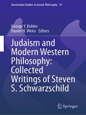 cover image of Judaism and Modern Western Philosophy